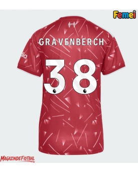 Liverpool Ryan Gravenberch #38 Tricou Fotbal Replică 2026-27 Femei Acasa Liverpool Ryan Gravenberch #38 Tricou Fotbal Replică 2026-27 Femei Acasa